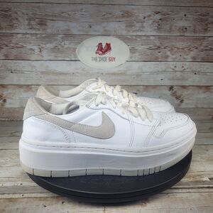 Nike Air Jordan 1 Elevate Low Sneakers Women's Size 8.5 White Lace Up Running